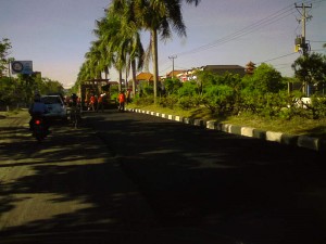 Road construction at Sunset Road - still going on as on 07/07/09!