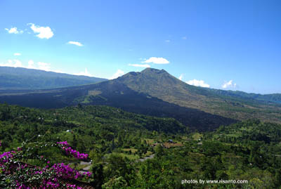 Mount Batur crater