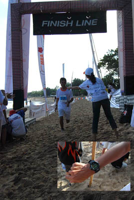 Bart Finish Bali Triathlon 5K