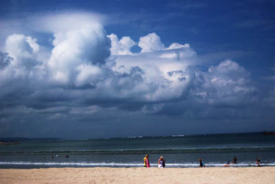 Kuta Beach after 5K Fu Run