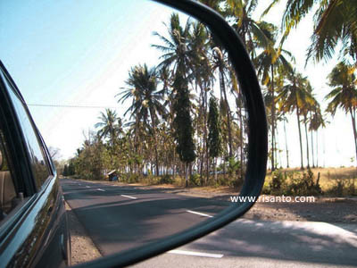 rear view of Pasir Putih