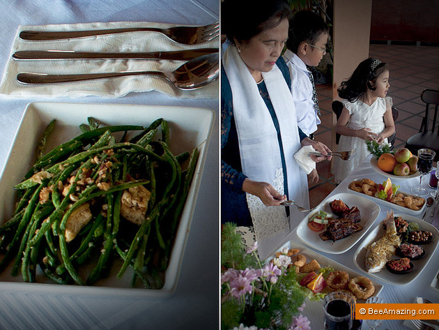 It's a Family Feast! That Balinese style stir fry green bean is my fav!