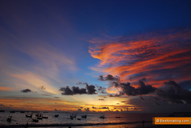 Sunset at Wali Beach Cafe, Kelan Beach