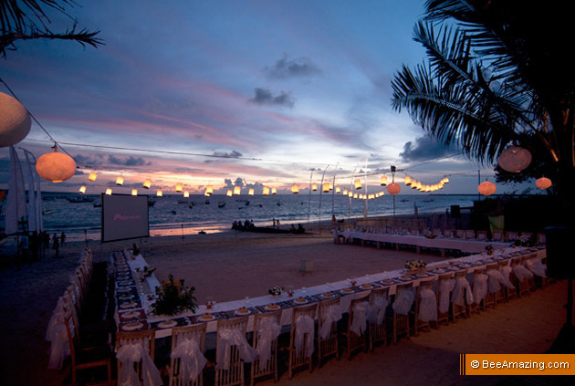 Tabel Setting, Wali Beach Cafe, Kelan Beach