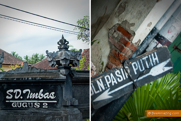 Sign - White Sands Beach, Bali