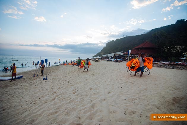 watersport on Pandawa Beach