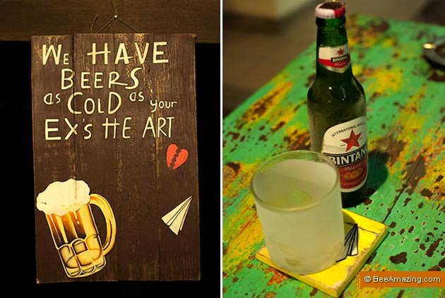 We Have Beers as Cold as your Ex's He Art - Paper Planes Jimbaran